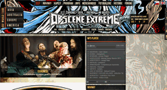Desktop Screenshot of obsceneextreme.cz